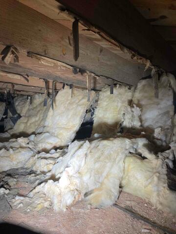 Fallen Insulation