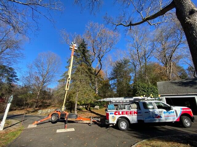 Installing Tree Lights