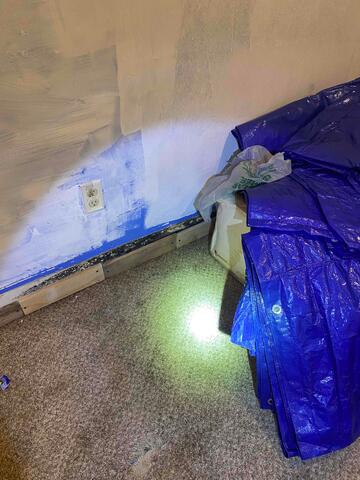 Ruined Dry Wall and Carpet