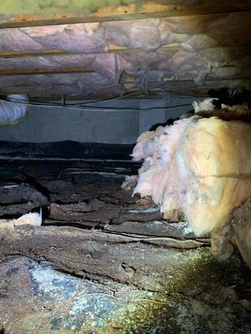 Fiberglass Along the Floor