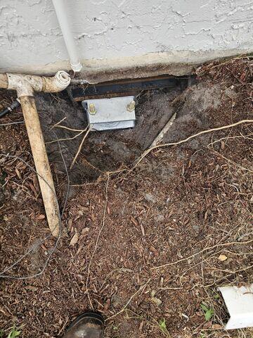 Complete Helical Pier Installation