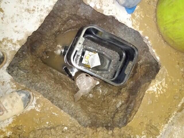 Mainline Back water valved