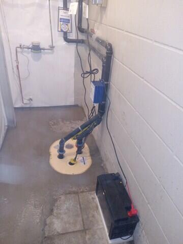 Triplesafe sump pump system