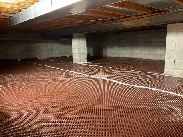 Drainage Matting Installation
