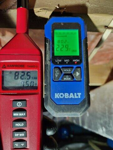 Humidity and Wood Readings