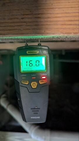 Moisture Readings
