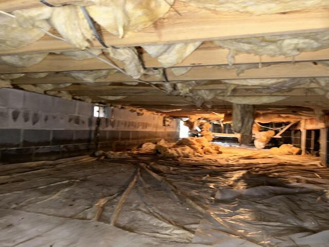 Falling insulation