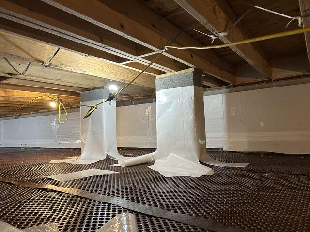 Wrapped piers