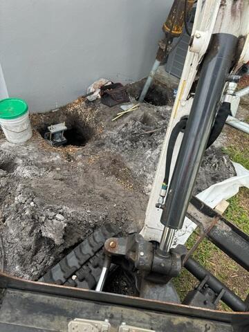 Installing Exterior Helical Piers