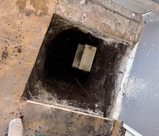 Complete Exterior Helical Pier Installation