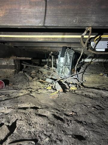 Crawl Space Before Encapsulation