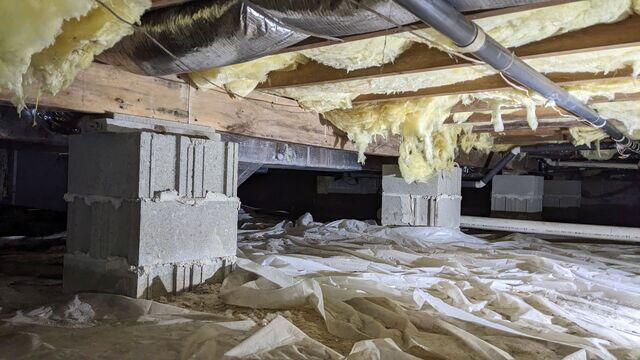 Old Liner and Falling Insulation