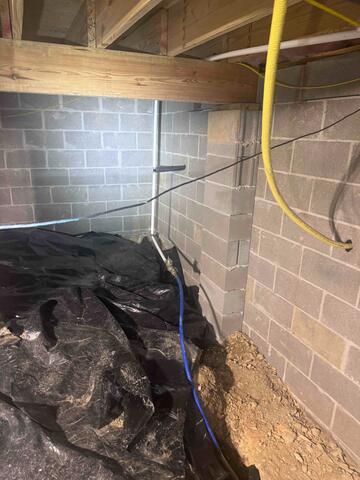 Damp Crawl Space