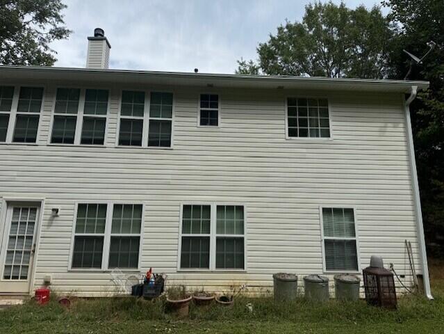The back of the home