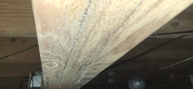 Close Up of Wooden Beam