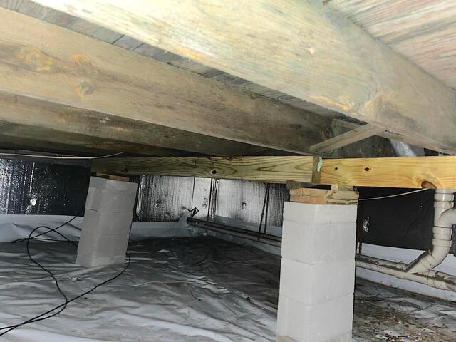 Twisted and Sinking Support Columns
