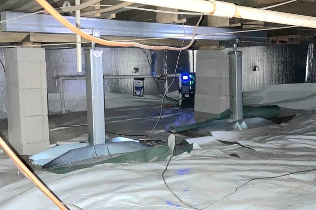 Additional Crawl Space Suppot