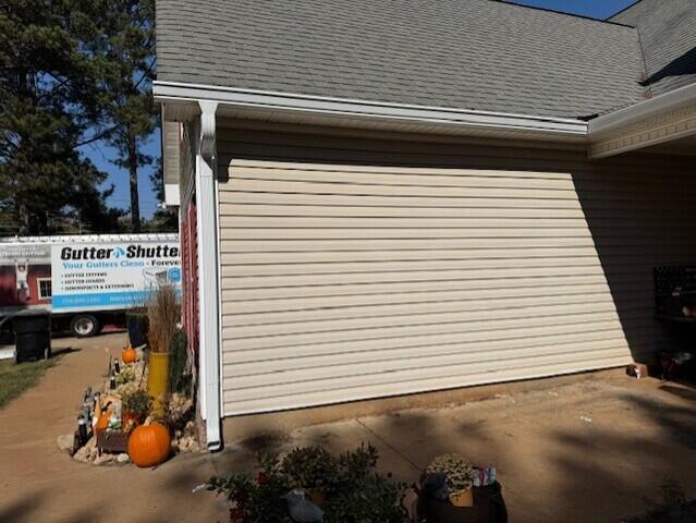 The New Gutters and Downspouts Match Well