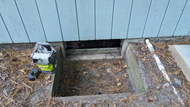 Old Exposed Entrance