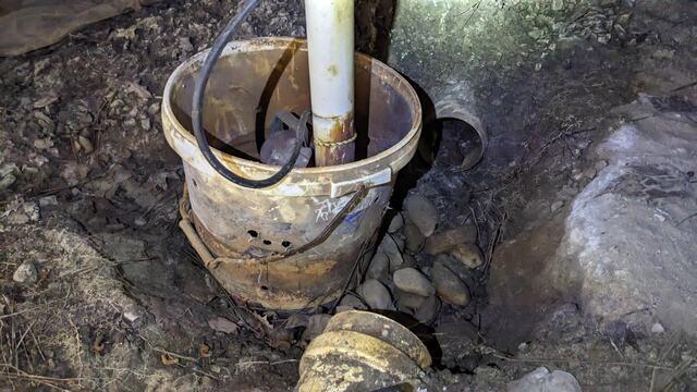 Old Sump Pump