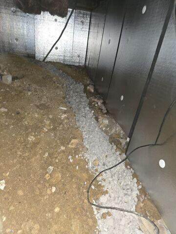 Insulation Panels and Drainage Pipes