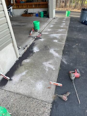 Beginning of Lifting and Leveling