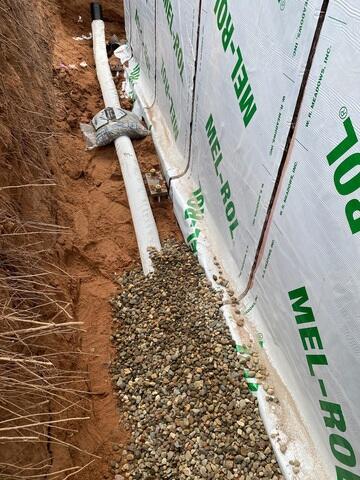 Mel-Rol Exterior Waterproofing Installation