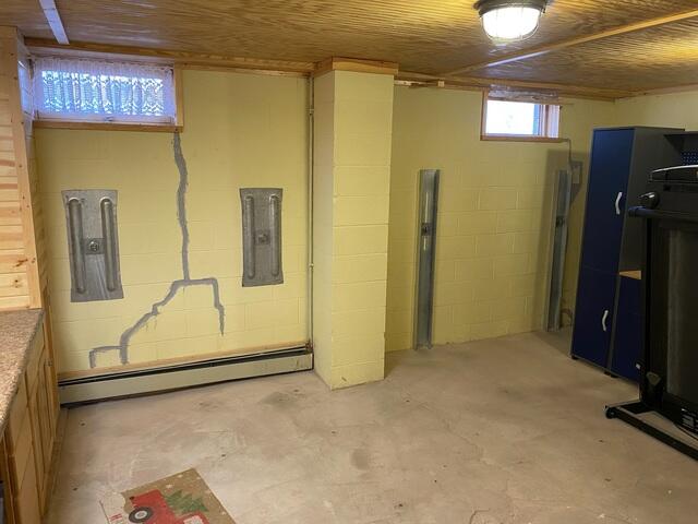 GeoLock™ Wall Anchors in Basement - After Installation