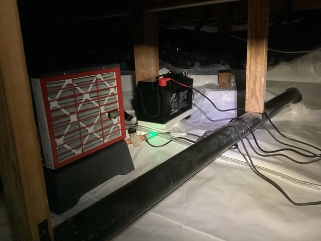 Sump Pump and Dehumidifier