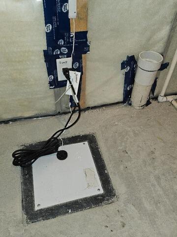 Before Image - existing sump lid