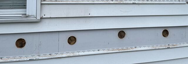 Holes Between Studs