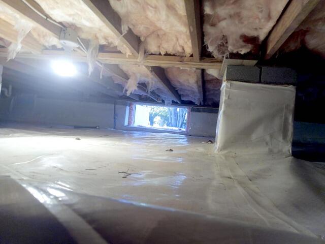 Inadequate Support in Crawl Space