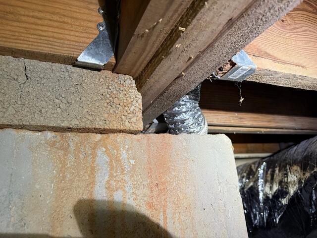 Insufficient Crawl Space Support