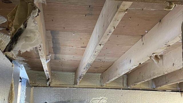 Removed all old insulation