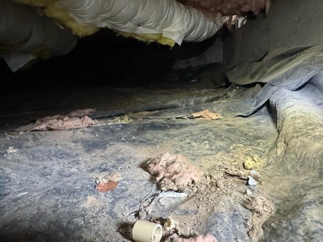 Mess in the Crawl Space