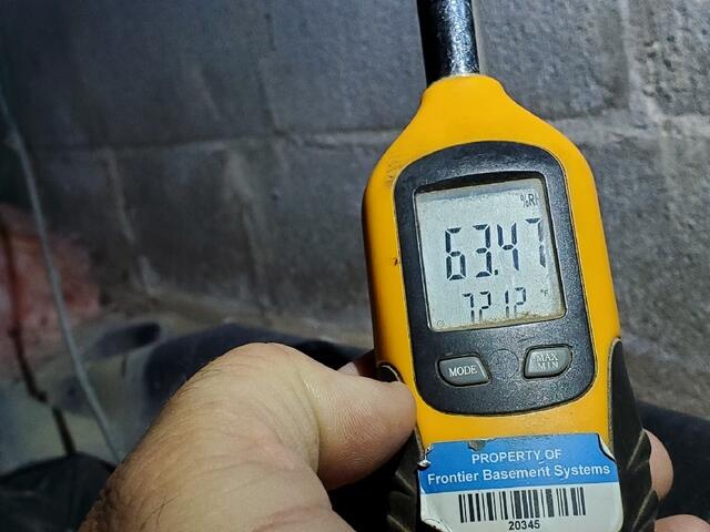 Moisture Readings