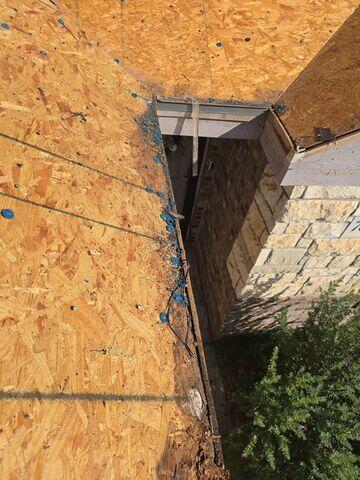 Above the front doorway