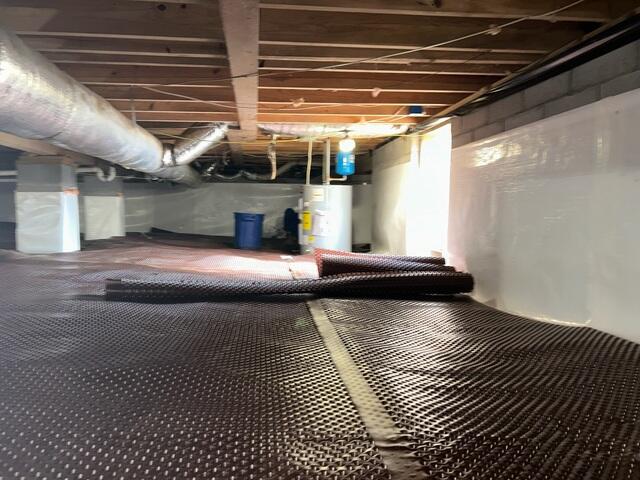 Installation Process of Drainage Matting