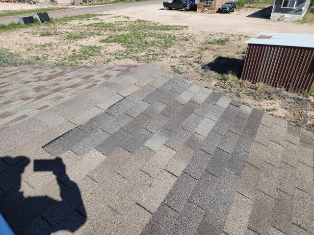Replacement of underlayment and Shingles.