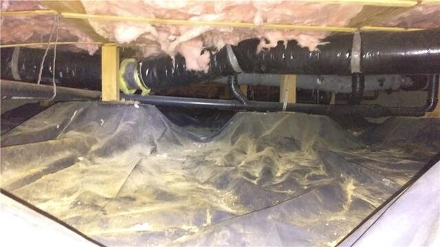 Fiberglass in the Crawl Space