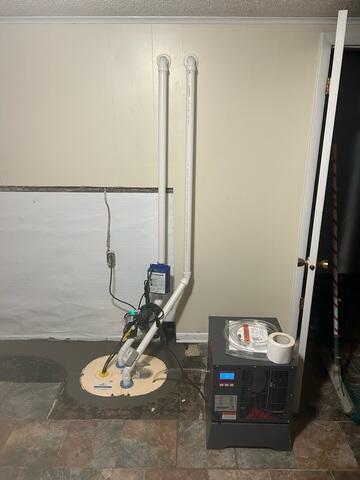 TripleSafe Sump Pump and SaniDry Sedona