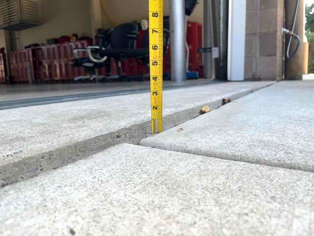 Uneven Concrete
