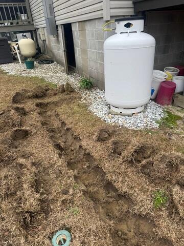 Trench for EZ Flow system