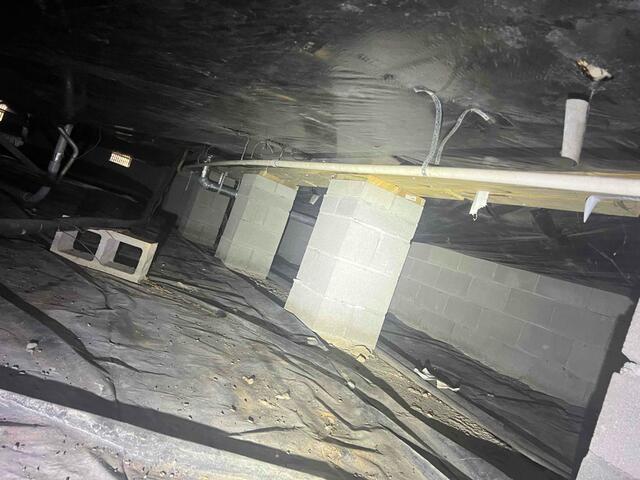 Damp Crawl Space