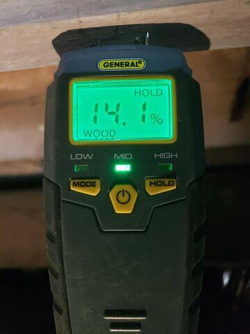 Checking Moisture in the Wood