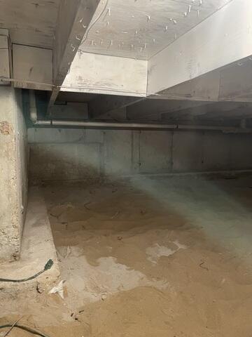 Space prepped and ready for encapsulation