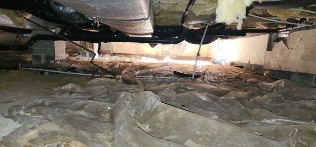 Unprotected Crawl Space