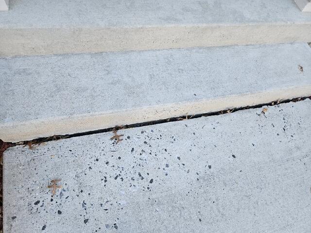 Uneven Concrete Slabs