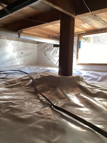 Sealing off the Crawl Space