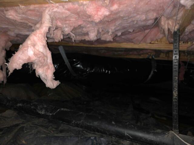 Fiberglass Insulation Falling